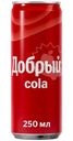 Напиток газированный Добрый Cola, 250мл