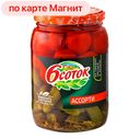 Ассорти, 6 СОТОК, Черри/корнишоны, 680г