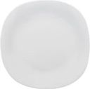 Тарелка обеденная HOMECLUB Quadro Classic White 25см, стекло Арт. LFP110