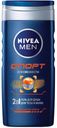Гель для душа мужской Nivea Men 2в1 Спорт для тела и волос с ароматом лайма, 250 мл