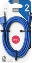 Кабель GAL 2648 Usb – Type-C 2А, нейлоновый, 2м