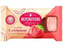 Сырок творожный Вкуснотеево Премиум с клубникой глазированный 15%, 40г