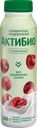 Биойогурт питьевой АКТИБИО Яблоко, вишня, финик без сахара 1,5%, без змж, 260г
