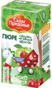 Пюре САДЫ ПРИДОНЬЯ яблочно-вишневое без добавления сахара 125г