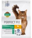 Сухой полнорационный корм Perfect Fit для стерилизованных кошек с курицей, 1.2кг