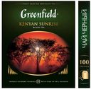 Чай черный Greenfield Kenyan sunrise 100пак