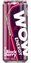 Напиток тонизирующий WOW Energy со вкусом Black Cherry без сахара, 330 мл