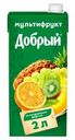 Нектар «Добрый» мультифруктовый, 2 л