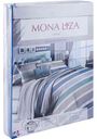 Комплект постельного белья евро Mona Liza сатин цвет и рисунок в ассортименте, 6предметов