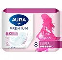 Прокладки Aura Premium Super, 8 шт.