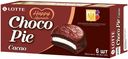 Печенье Lotte Choco Pie Cacao бисквитное глазированное с какао 168 г