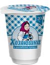 Продукт сметанный ХОЗЯЮШКА с заменителем молочного жира 20%, 400г