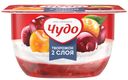 Десерт творожный с вишней и черешней, 4%, Чудо, 100 г