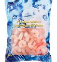 Креветки варёно-мороженые Seafood line 31/40 очищенные с хвостом, 400 г
