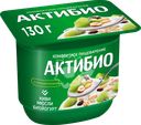 Биойогурт АКТИБИО Киви, мюсли 3%, без змж, 130г
