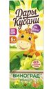 Сок Дары Кубани Виноград-яблоко осветленный с 6мес 200мл