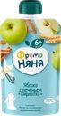 Пюре фруктовое ФРУТОНЯНЯ Шарлотка, яблоко, с печеньем, с 6 месяцев