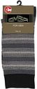 Носки мужские Omsa Style 504 цвет: в полоску чёрный/серый, 45-47 р-р