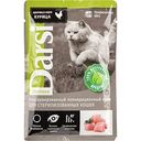 Влажный корм для стерилизованных кошек Darsi с курицей, кусочки в соусе, 85 г