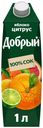 Сок «Добрый» яблоко цитрус, 1 л