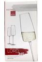 Набор бокалов для шампанского Rona Lord из хрустального стекла, 340мл