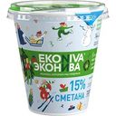 Сметана Эконива 15%, 300г