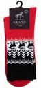 Носки мужские новогодние Grand Олени цвет: красный, размер 25-27 (41-42)  