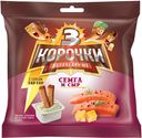 Сухарики «3 Корочки» со вкусом семги с сыром и соусом тартар, 80 г