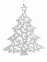 Новогоднее украшение Magic Time Елочка резная подвесное 10x12x0.3см