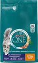 Корм сухой Purina One Курица для стерилизованных домашних кошек полнорационный 3кг
