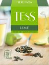 Чай зеленый TESS Lime с цедрой цитрусовых и ароматом лайма, 100пак