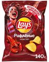 Чипсы картофельные Lay's Рифленые Лобстер 140г