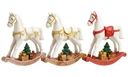 Фигурка Seasons Лошадка новогодняя декоративная в ассортименте 7.5см 1шт.