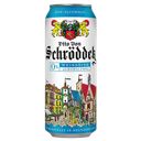 Пиво OTTO VON SCHROEDDER Weissbier, нефильтрованное безалкогольное, 0,5л