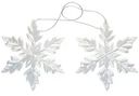 Фигурка Seasons Снежинка декоративная новогодняя подвесная в ассортименте 1шт