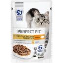 Корм для кошек PERFECT FIT чувствительное пищеварение Индейка в соусе, 75г