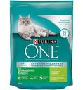 Корм Purina ONE для домашних кошек с индейкой и злаками 200г