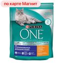 PURINA ONE Корм для стерильных кошек 2в1 кур/злак, 750г 