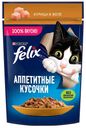 FELIX Аппетитные Кусоч д/кош курица 75г