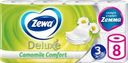 Бумага туалетная ZEWA Deluxe Ромашка 3-слоя