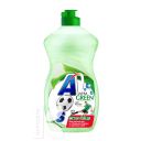Средство для мытья посуды AOS ULTRA GREEN жидкое 450г
