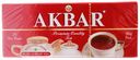 Чай "Акбар" красно-белая серия,  с/я, 25 пак