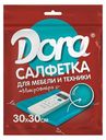 Салфетка Dora для мебели и бытовой техники микрофибра 30 х 30 см