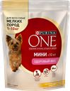 Корм для собак PURINA ONE®, Любитель поесть, индейка-рис, 600г
