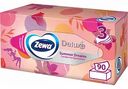 Салфетки бумажные косметические Zewa Deluxe Design в ассортименте 3 слоя, 90 шт.