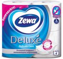 Туалетная бумага Zewa Deluxe 3 слоя 4 рулона
