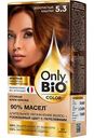Крем-краска для волос Only Bio Color 5.3 Золотистый каштан, 115мл