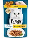 Влажный корм для кошек Гурмэ Перл Курица в желе-де-люкс, 75 г