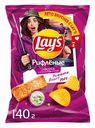 Чипсы картофельные Lay's рифлёные со вкусом лосось в сливочном соусе, 140г