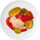 Грудка куриная на пару с запеченными овощами гриль Fitbox 210г